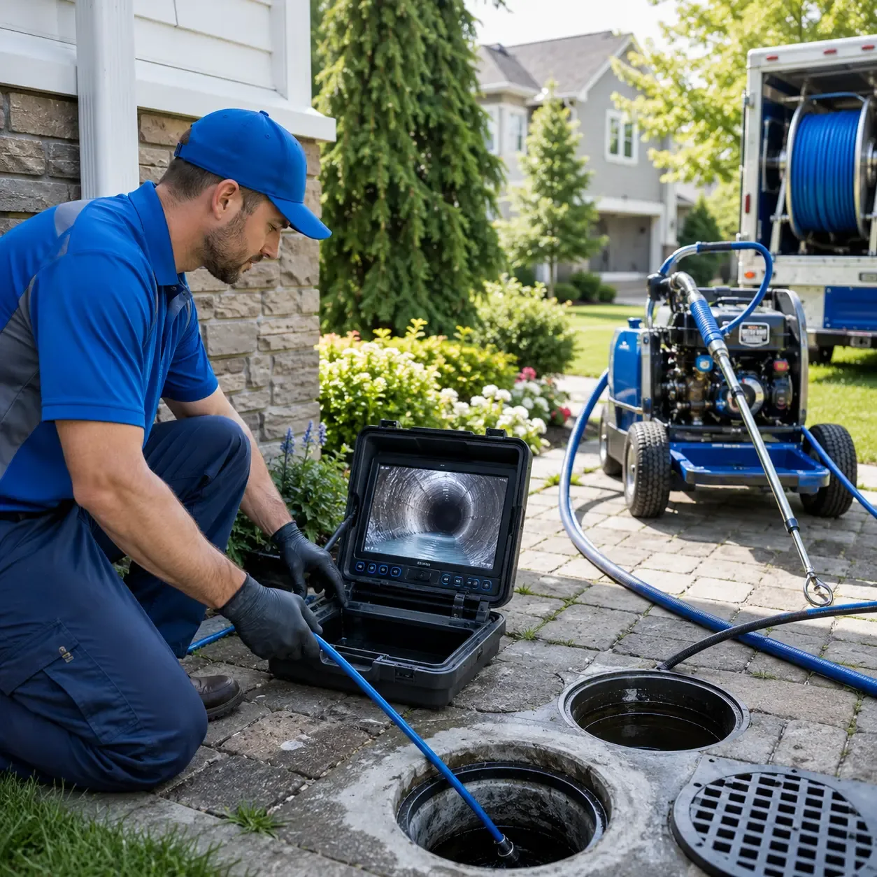 Outdoor drain cleaning professionals serving East Dublin, GA